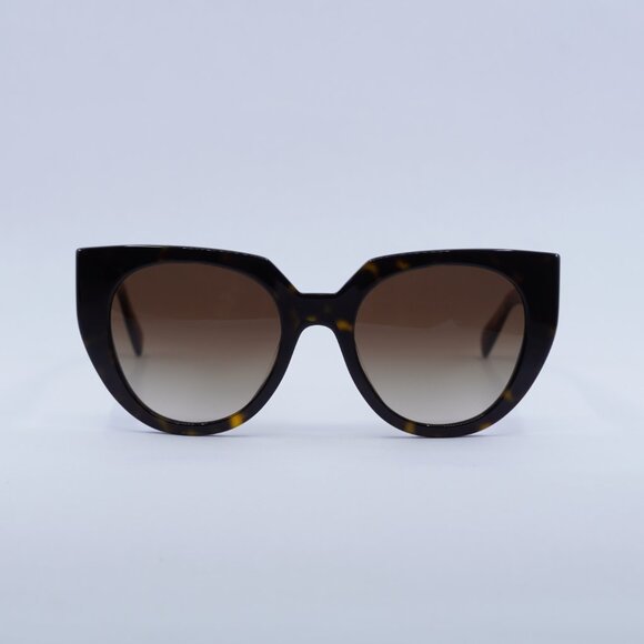 ?️ New Prada PR14WS 2AU6S1 Sunglasses - Havana Frame, Brown Gradient Lenses main image 7